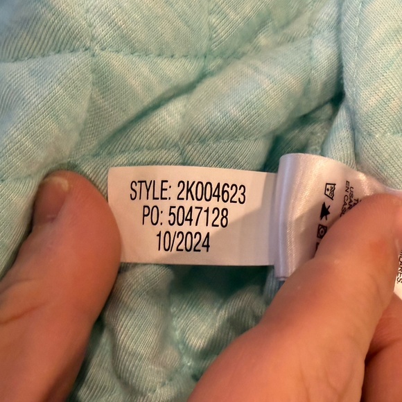 Vineyard Vines Women's Quilted Dreamcloth Shep Shirt Mint Blue - Small - Picture 7 of 7